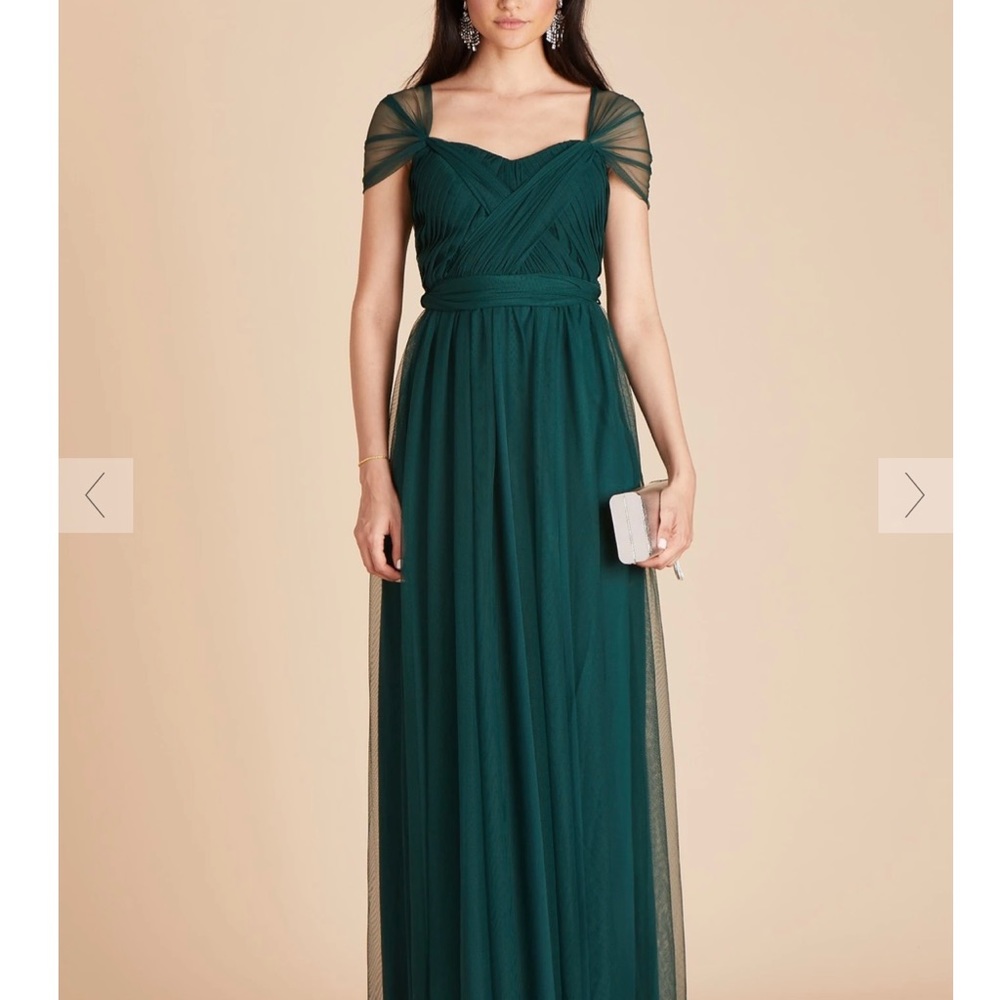 Birdy Grey CHRISTINA CONVERTIBLE DRESS - EMERALD bridesmaid dress - worn once - Picture 3 of 4